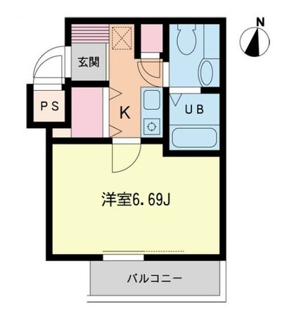 目黒駅 徒歩7分 1階の物件間取画像